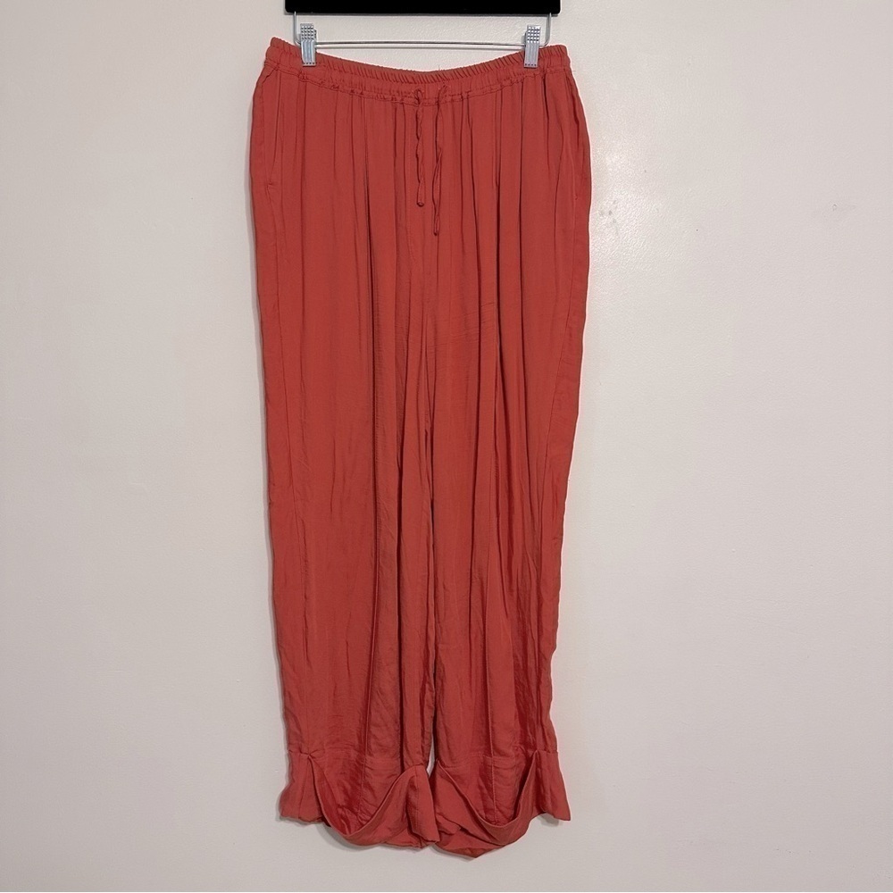 Sleeper Oversized Cuff Viscose Pajama Lounge Pant Size Small